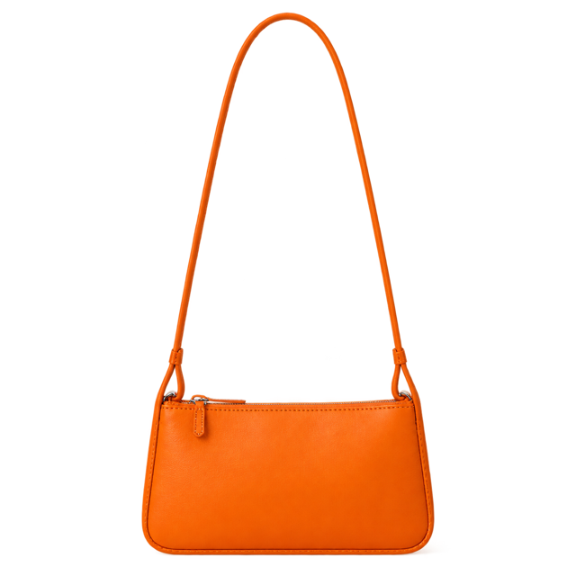 Orange shoulder bag