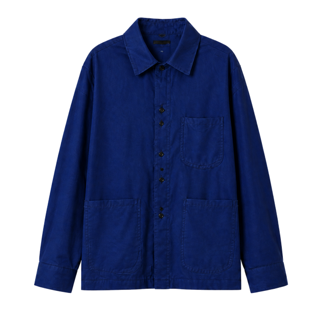 Cobalt overshirt confirmed by Cloothe